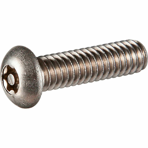 8-32 X 1-1/2" TAMPER-PROOF SECURITY MACHINE SCREW - BUTTON TORX HEAD - 18-8 STAINLESS STEEL - 100 PK by Tamperproof Screw Company, Inc.