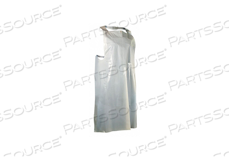 DISPOSABLE APRON PE 28X46 WHITE PK100 by Cellucap DISPOSABLE APRON PE 28X46 WHITE PK100 by Cellucap