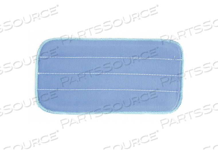MOP PAD FLAT MICROFIBER BLUE HEAD PK12 by Hospeco MOP PAD FLAT MICROFIBER BLUE HEAD PK12 by Hospeco