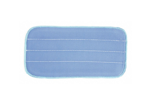 MOP PAD FLAT MICROFIBER BLUE HEAD PK12 by Hospeco MOP PAD FLAT MICROFIBER BLUE HEAD PK12 by Hospeco