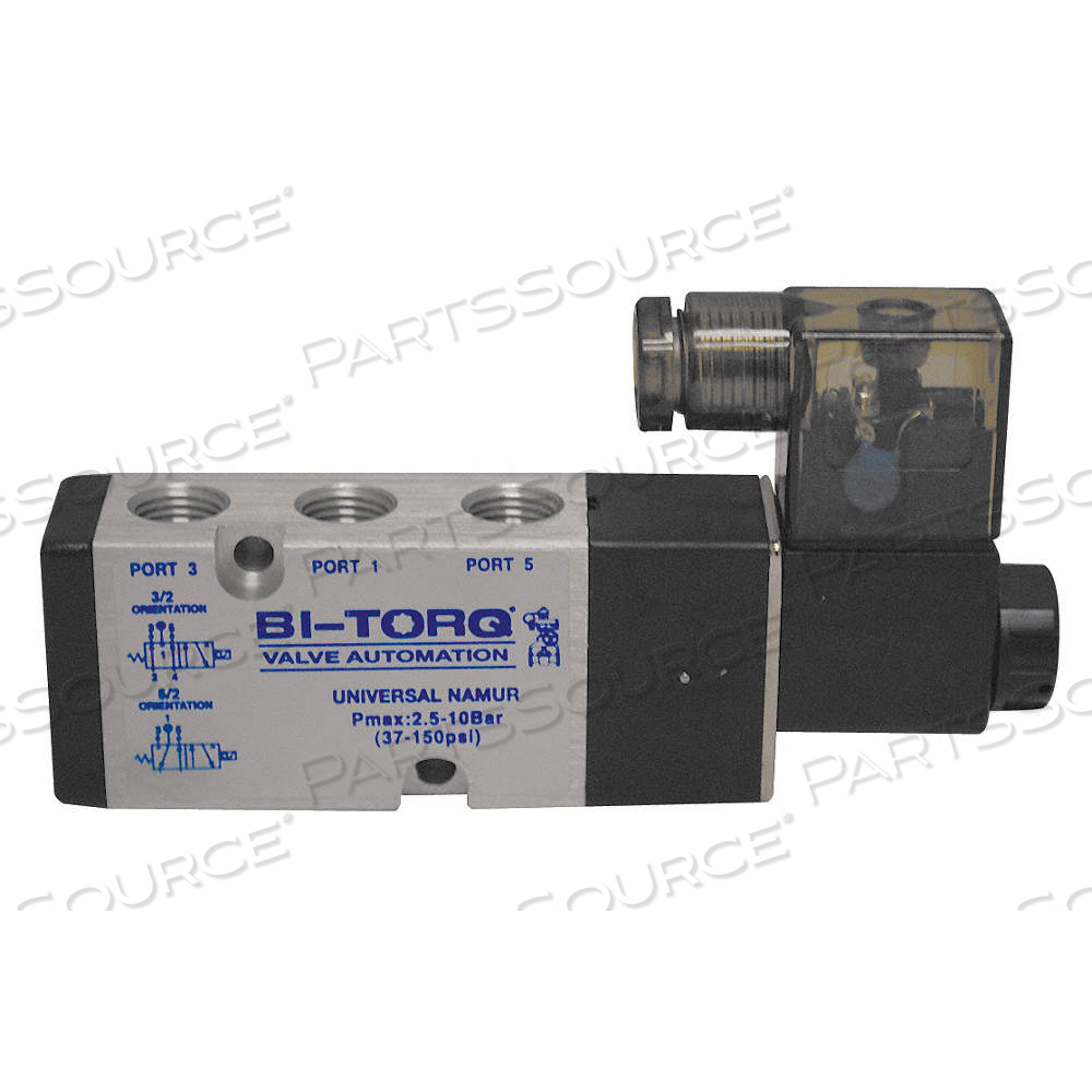 SOLENOID AIR CONTROL VALVE, AV SERIES, 24V DC, 4-WAY/2-POSITION, SOLENOID / SPRING, BODY PORTED BODY by Approved Vendor SOLENOID AIR CONTROL VALVE, AV SERIES, 24V DC, 4-WAY/2-POSITION, SOLENOID / SPRING, BODY PORTED BODY by Approved Vendor