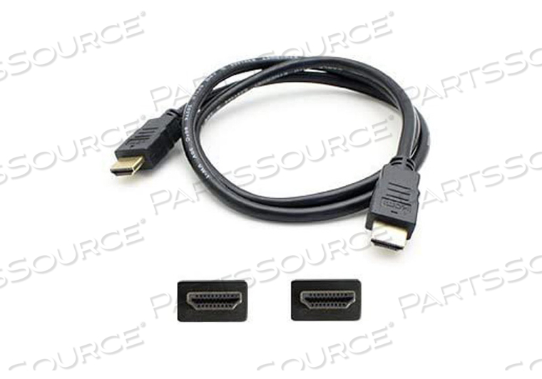 ADDON 5 PACK OF 3.05M (10.00FT) HDMI 1.3 MALE TO MALE BLACK CABLE by ADDON