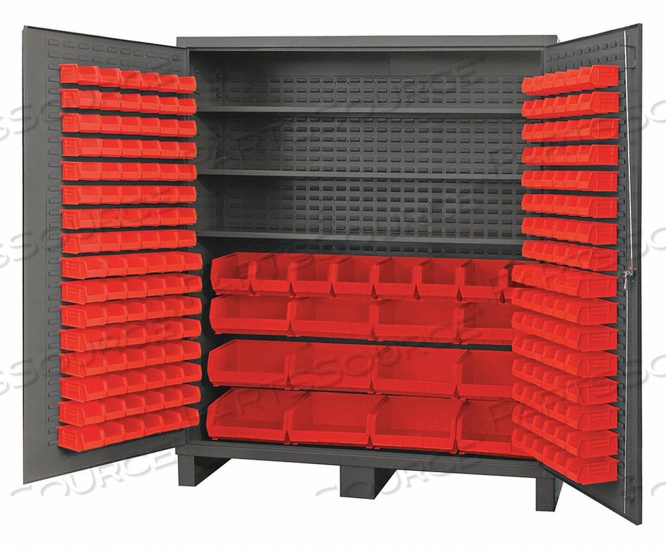 BIN CAB LOUVERED/SHELVING 78 H 48 W 24 D by Durham Manufacturing Company BIN CAB LOUVERED/SHELVING 78 H 48 W 24 D by Durham Manufacturing Company