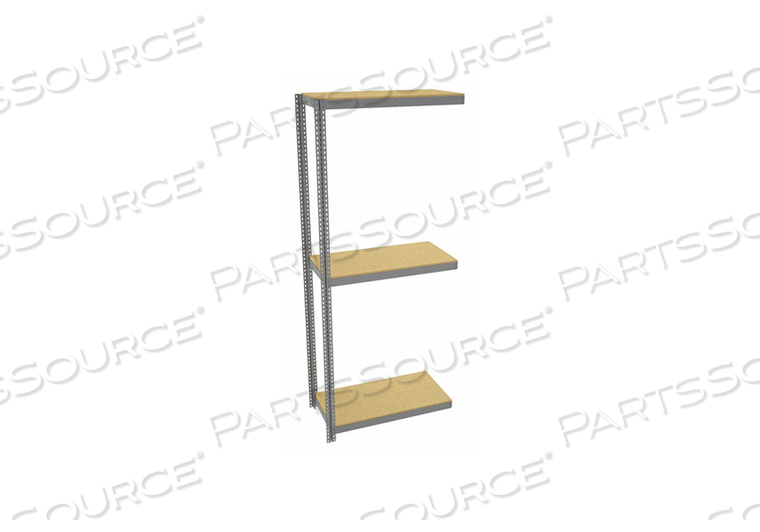 BOLTLESS SHELVING ADD-ON 120 H GRAY by Tennsco Corp.