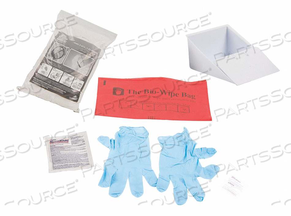 BIOHAZARD SPILL KIT 8 OZ. CLEAR by Spill Magic
