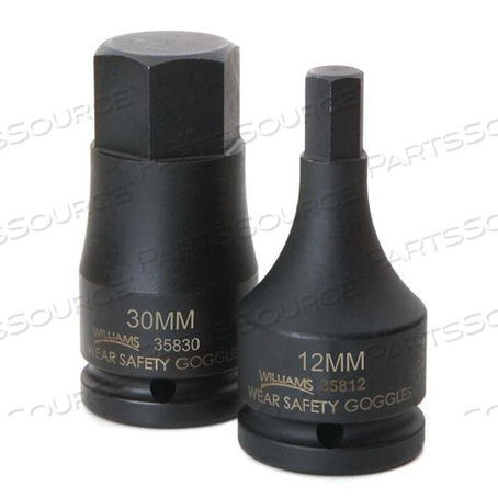 IMPACT HEX BIT SOCKET 3/4 D 10MM by Snap-on Incorporated