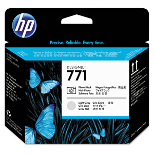 HP 771, (CE020A) LIGHT GRAY/PHOTO BLACK PRINTHEAD by HP (Hewlett-Packard)