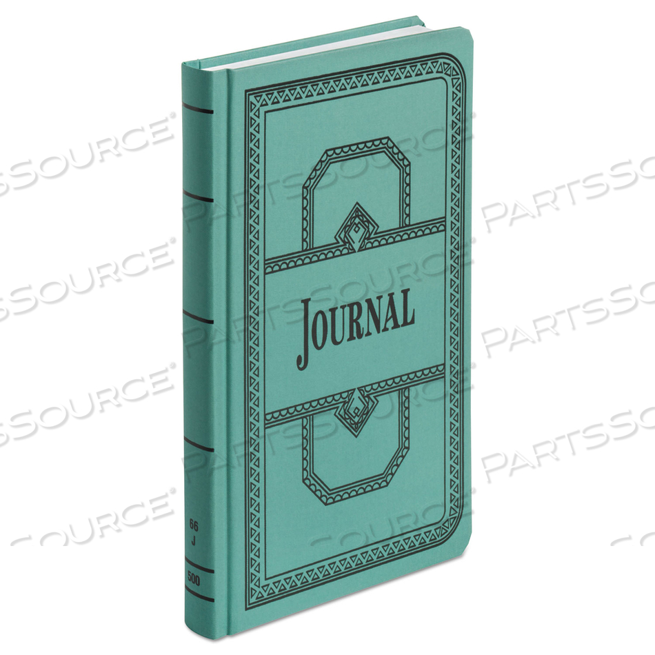 ACCOUNT RECORD BOOK, RECORD-STYLE RULE, BLUE COVER, 11.75 X 7.25 SHEETS, 500 SHEETS/BOOK by Boorum & Pease