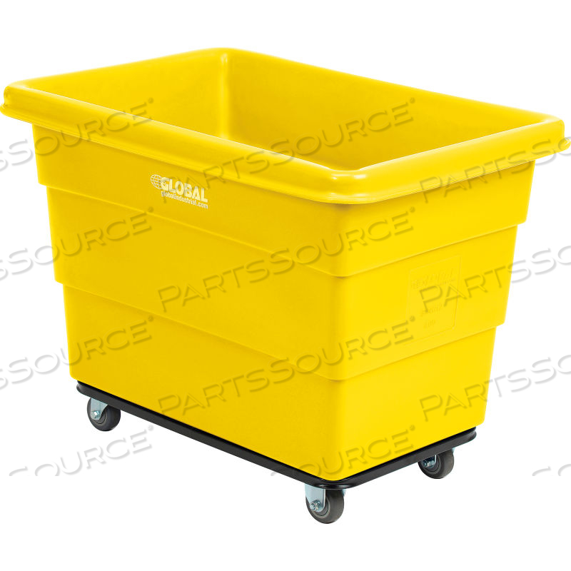 PLASTIC BULK BOX TRUCK, 8 BUSHEL, STEEL CHASSIS BASE YELLOW by Approved Vendor PLASTIC BULK BOX TRUCK, 8 BUSHEL, STEEL CHASSIS BASE YELLOW by Approved Vendor