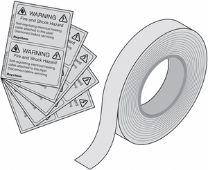 APPLICATION TAPE 66' 10 ELEC TRACE LABLS by Raychem APPLICATION TAPE 66' 10 ELEC TRACE LABLS by Raychem