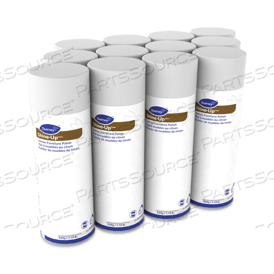 SHINE-UP FURNITURE CLEANER, LEMON SCENT, 13.8 OZ  AEROSOL SPRAY by Diversey