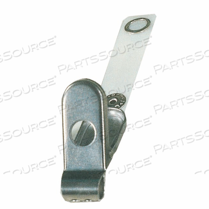 SNAP-ON LARGE CLIP, STAINLESS STEEL, 4.4 IN X 1.55 IN X 2 IN by Anacom MedTek