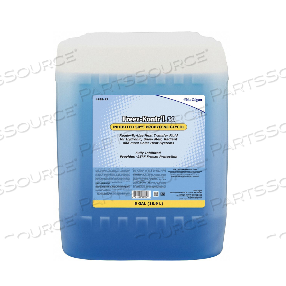 FREEZ-KONTR L 50 PROPYLENE GLYCOL 5GAL by Nu-Calgon
