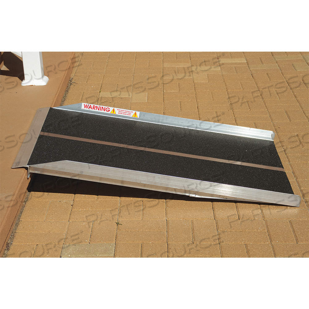 WALK RAMP, WHEELCHAIR RAMP, 3 IN SERVICE HT - MIN - NEW, NON-SKID, 1 1/2 IN SIDE RAIL HT - NEW by Prairie View Industries Inc. WALK RAMP, WHEELCHAIR RAMP, 3 IN SERVICE HT - MIN - NEW, NON-SKID, 1 1/2 IN SIDE RAIL HT - NEW by Prairie View Industries Inc.