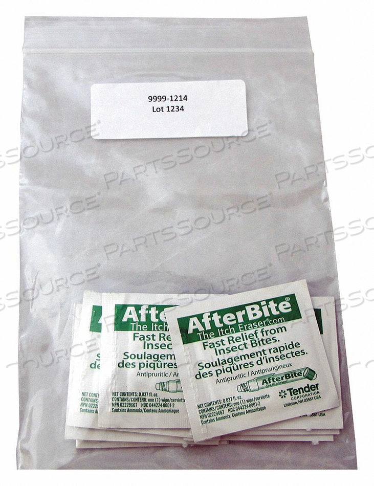 ITCH RELIEF POUCH 0.350 OZ. PK10 by After Bite ITCH RELIEF POUCH 0.350 OZ. PK10 by After Bite