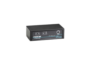 DESKTOP KVM SWITCH, BLACK, 4.9 IN X 1.6 IN X 2.7 IN, 3 LB, 2 PORT by Black Box Corporation of Pennsylvania DESKTOP KVM SWITCH, BLACK, 4.9 IN X 1.6 IN X 2.7 IN, 3 LB, 2 PORT by Black Box Corporation of Pennsylvania