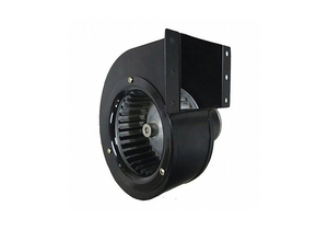 RECTANGULAR SHADED POLE OEM SPECIALTY FLANGED BLOWER, STEEL HOUSING, BLACK HOUSING, 115 VAC, 50/60 HZ, MEETS CE, CULUS, ROHS by DAYTON ELECTRIC MANUFACTURING CO
