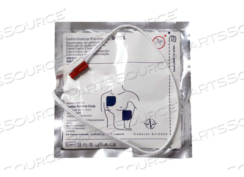 REPLACEMENT ELECTRODE PADS by Cardiac Science / Powerheart (Opto Cardiac Care Limited)