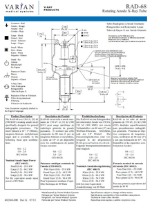 TUBE HOUSING, DIAMOND, STATOR CABLE by Varex Imaging Americas Corp. TUBE HOUSING, DIAMOND, STATOR CABLE by Varex Imaging Americas Corp.