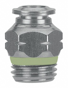 MALE CONNECTOR SS 9/16 HEX 250 PSI by Aignep USA