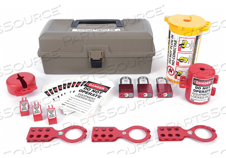 LOCKOUT KIT FILLED ELECTRICAL by ZING Green Safety Products LOCKOUT KIT FILLED ELECTRICAL by ZING Green Safety Products