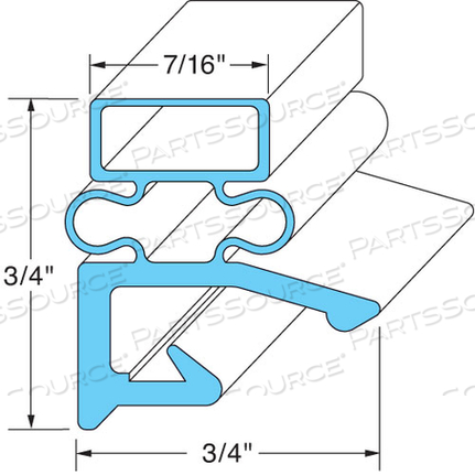 DOOR GASKET24-1/2" X 29-1/2" 