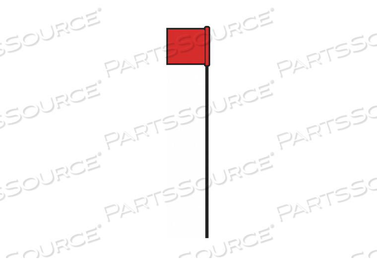MARKING FLAG RED SOLID PATTERN PK25 by Hy-Ko Products MARKING FLAG RED SOLID PATTERN PK25 by Hy-Ko Products