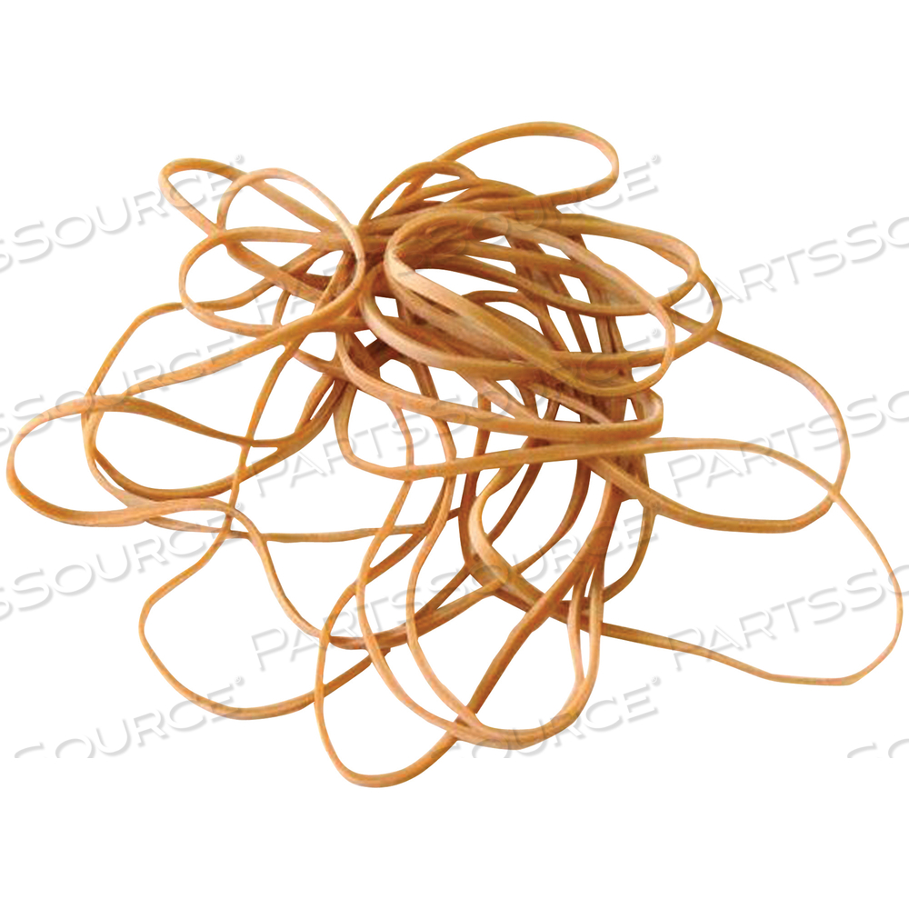 RUBBER BANDS, 1/8" X 7", BROWN, 10 LBS./CASE by BOX Partners (Box Acquisitions, LLC)