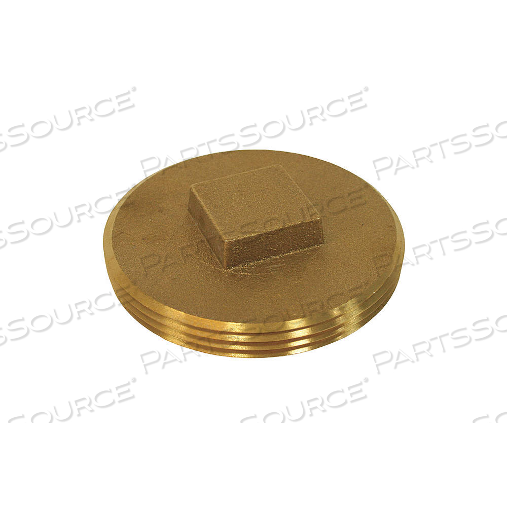 CLEANOUT PLUG BRASS 4 RAISED HEAD by Jones Stephens