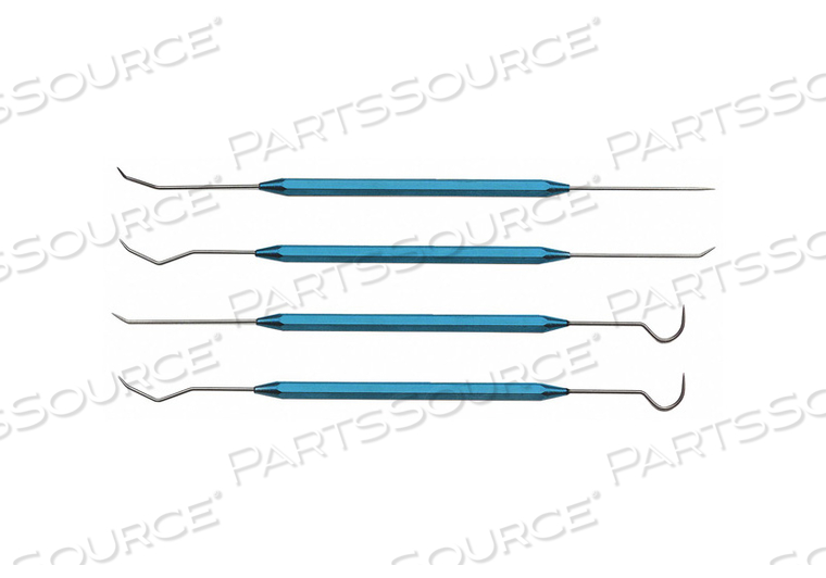 DOUBLE END PROBE SET 25MM 4PC by Moody Tool DOUBLE END PROBE SET 25MM 4PC by Moody Tool