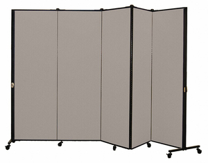 PORTABLE ROOM DIVIDER 9FT 5IN W STONE by Screenflex