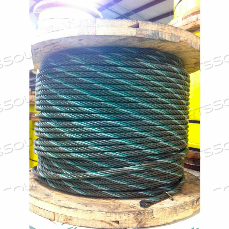 250' 9/16" DIA. 6X26 EXTRA IMPROVED PLOW STEEL BRIGHT WIRE ROPE 