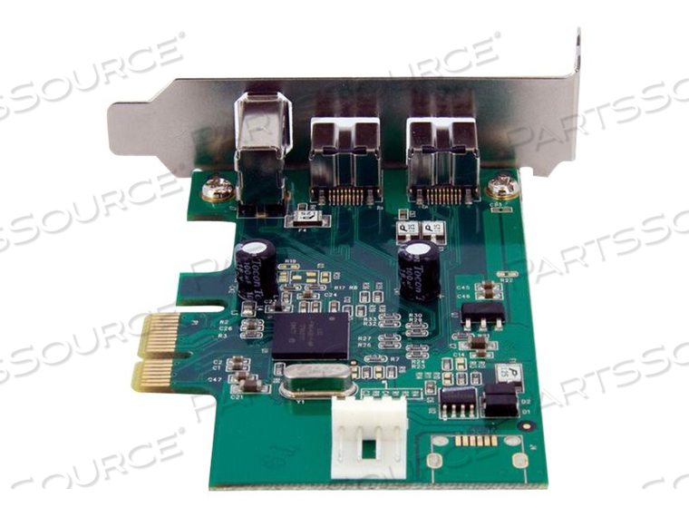 ADD 2 NATIVE FIREWIRE 800 PORTS TO YOUR LOW PROFILE/SMALL FORM FACTOR COMPUTER T by StarTech.com Ltd.