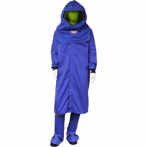 ECONOMY HRC 4 ARC CLOTHING KIT (50" COAT, 15" LEGGINGS, HOOD, HARD HAT, BAG) by Stanco Manufacturing, Inc. ECONOMY HRC 4 ARC CLOTHING KIT (50" COAT, 15" LEGGINGS, HOOD, HARD HAT, BAG) by Stanco Manufacturing, Inc.