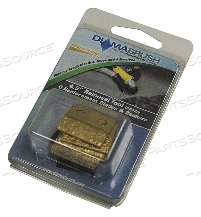 REPLACEABLE BLADE KIT 4-1/2 IN. 6 PCS. by Diamabrush