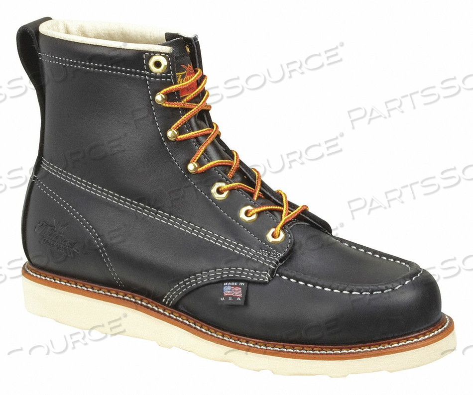 BOOT BLACK MOC TOE 6 10 D PR by Thorogood