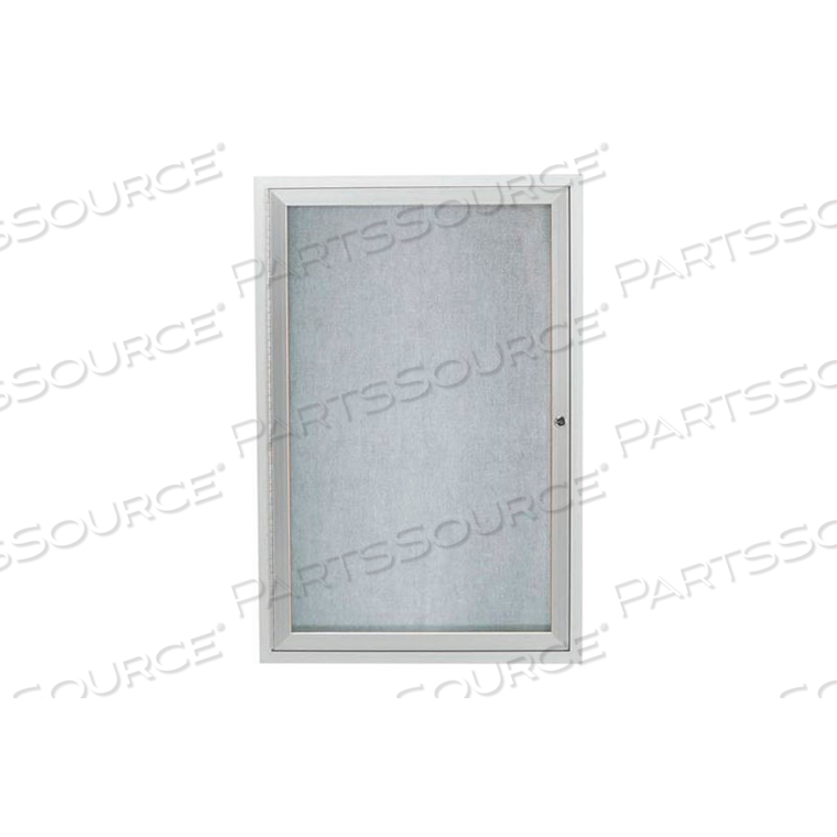 1 DOOR ALUMINUM FRAMED ENCLOSED BULLETIN BOARD - 36"W X 48"H by Aarco Products 1 DOOR ALUMINUM FRAMED ENCLOSED BULLETIN BOARD - 36"W X 48"H by Aarco Products
