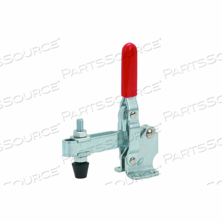 12130 VERTICAL ACTING TOGGLE CLAMP, FLANGED BASE, SHEET METAL STEEL 