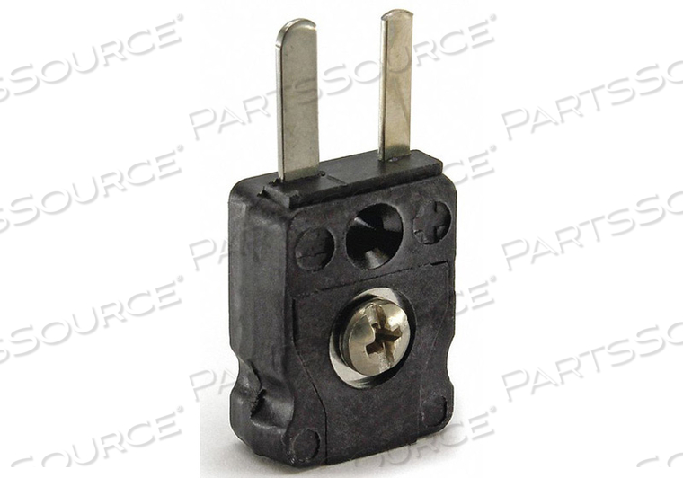 THERMOCOUPLE PLUG J BLACK MINIATURE by DAYTON ELECTRIC MANUFACTURING CO
