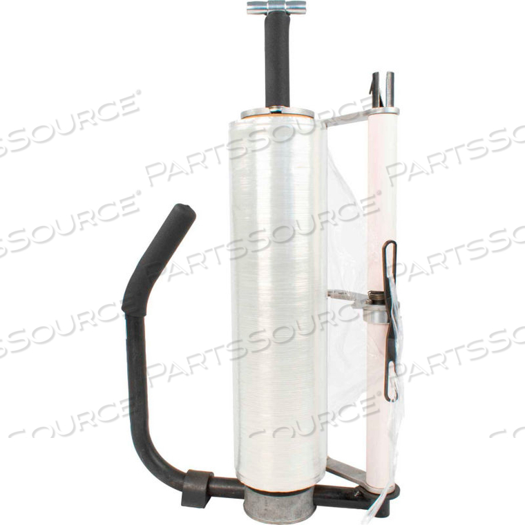 STRETCH WRAP DISPENSER PISTOL GRIP WITH STRINGER DEVICE, 12" - 20" ROLL WIDTH by Encore Packaging LLC STRETCH WRAP DISPENSER PISTOL GRIP WITH STRINGER DEVICE, 12" - 20" ROLL WIDTH by Encore Packaging LLC