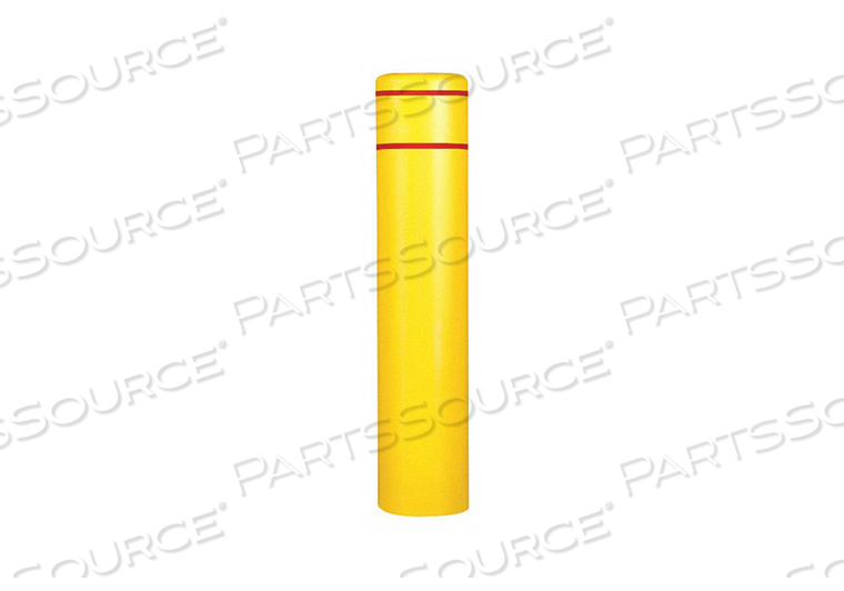 POST SLEEVE 60IN H YELLOW WITH RED TAPE by Post Guard