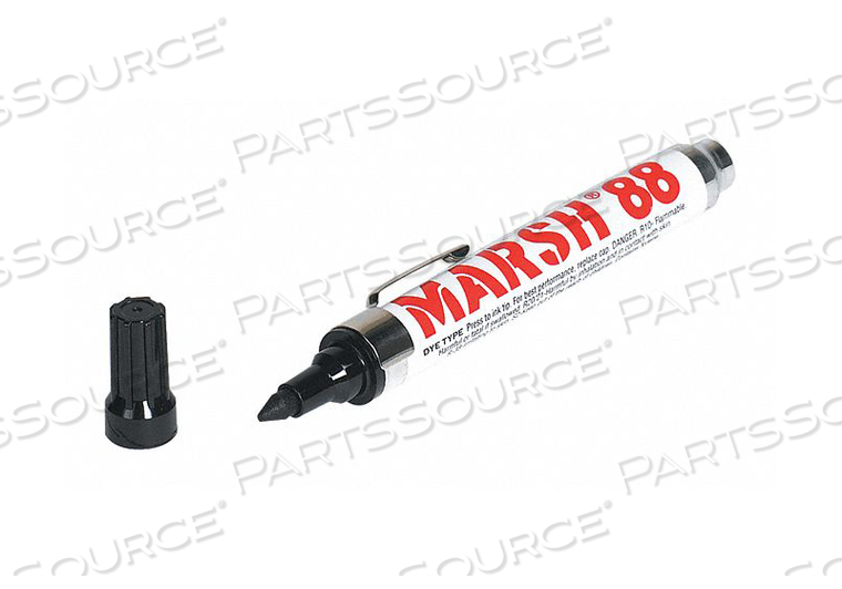 BLACK 88 VALVE MARKER PK12 by Marsh Shipping Supply Co., LLC
