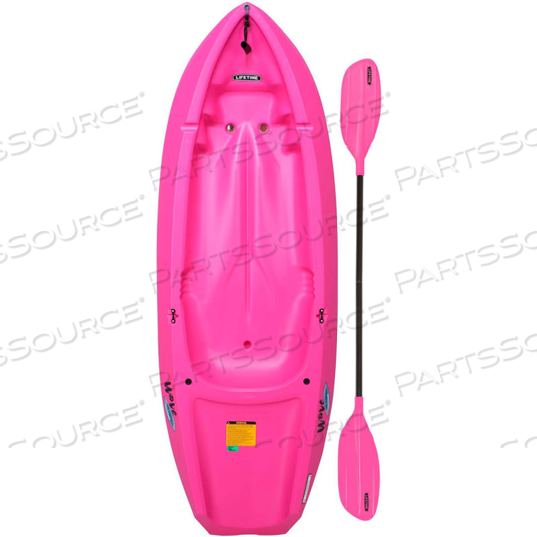 6 FT. WAVE YOUTH KAYAK WITH PADDLE, PINK by Lifetime Products 6 FT. WAVE YOUTH KAYAK WITH PADDLE, PINK by Lifetime Products