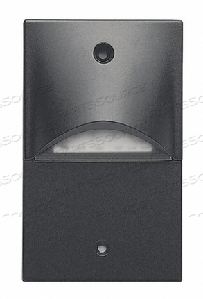 LED STEPLIGHT BLACK HOUSING WHITE LIGHT 
