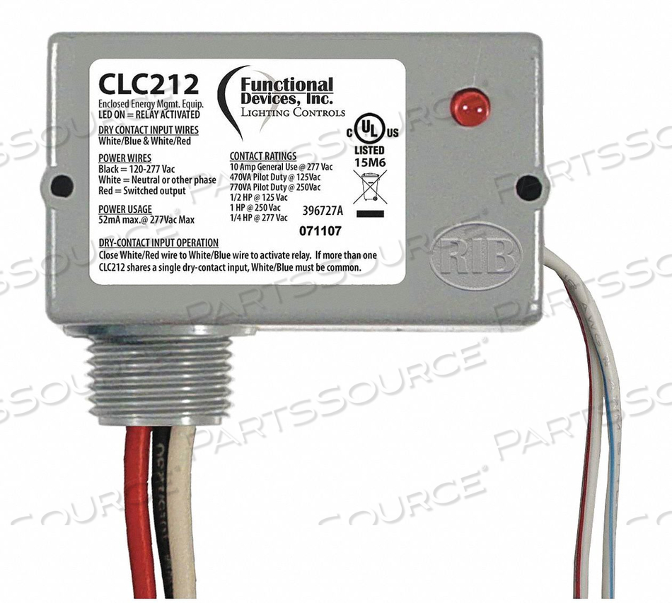 PREWIRED RELAY 120-277VAC 10A SPST-NO by RIB PREWIRED RELAY 120-277VAC 10A SPST-NO by RIB