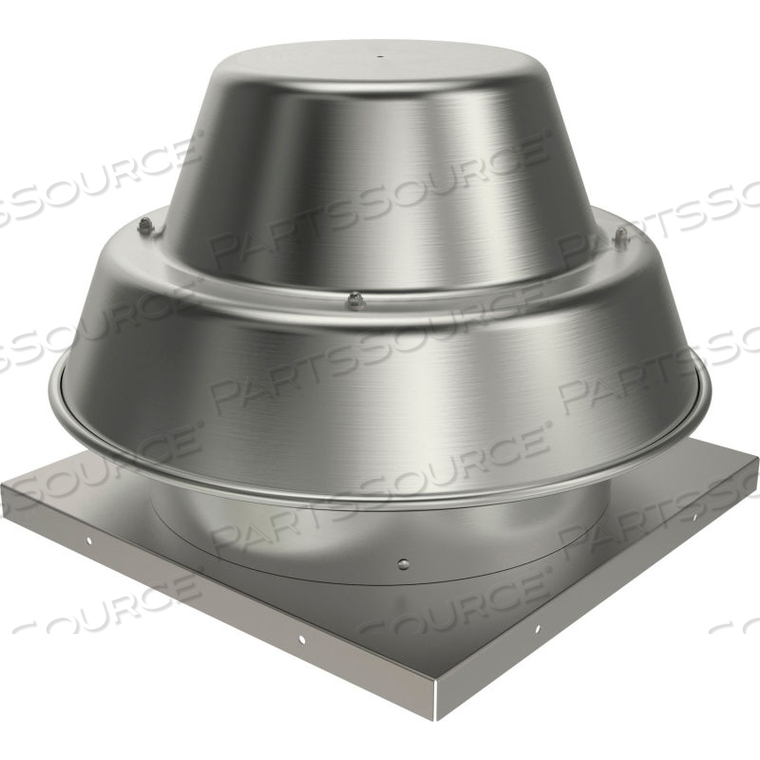 10" ROOF VENTILATOR DIRECT DRIVE DOWNBLAST, 1/6 HP, 115V, 1 PH, 994 CFM, ODP by Fantech