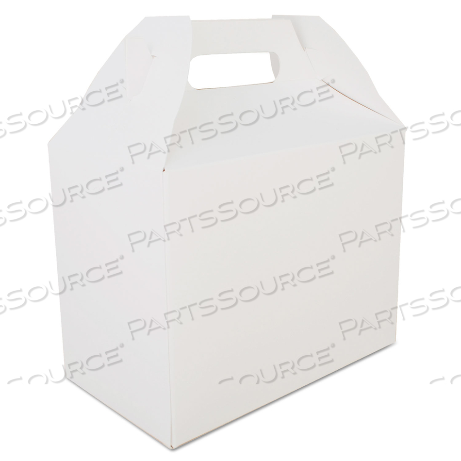 CARRYOUT BARN BOXES, 10 LB CAPACITY, 8.88 X 5 X 6.75, WHITE, PAPER by SCT CARRYOUT BARN BOXES, 10 LB CAPACITY, 8.88 X 5 X 6.75, WHITE, PAPER by SCT