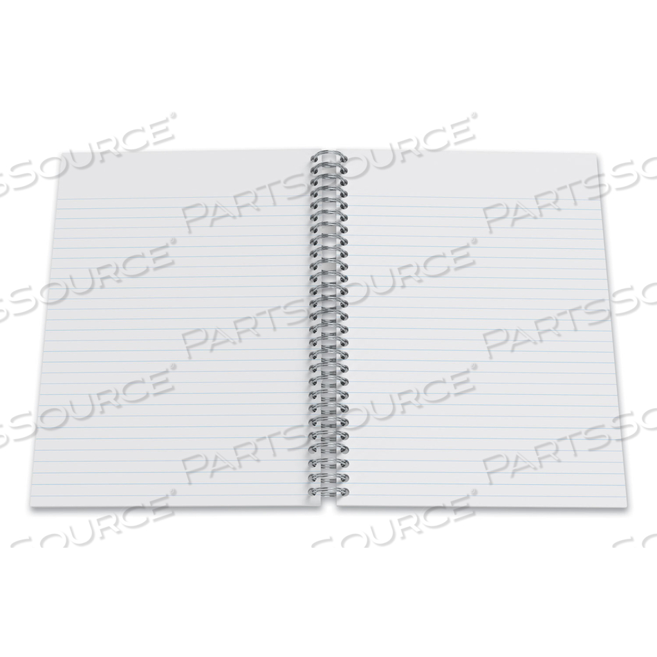 THREE-SUBJECT NOTEBOOK, MEDIUM/COLLEGE RULE, RED COVER, 9.5 X 5.88, 138 SHEETS 