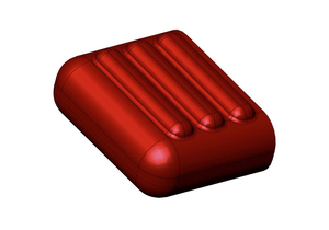 VINYL BRAKE LEVER CAP - RED by Winco Mfg., LLC