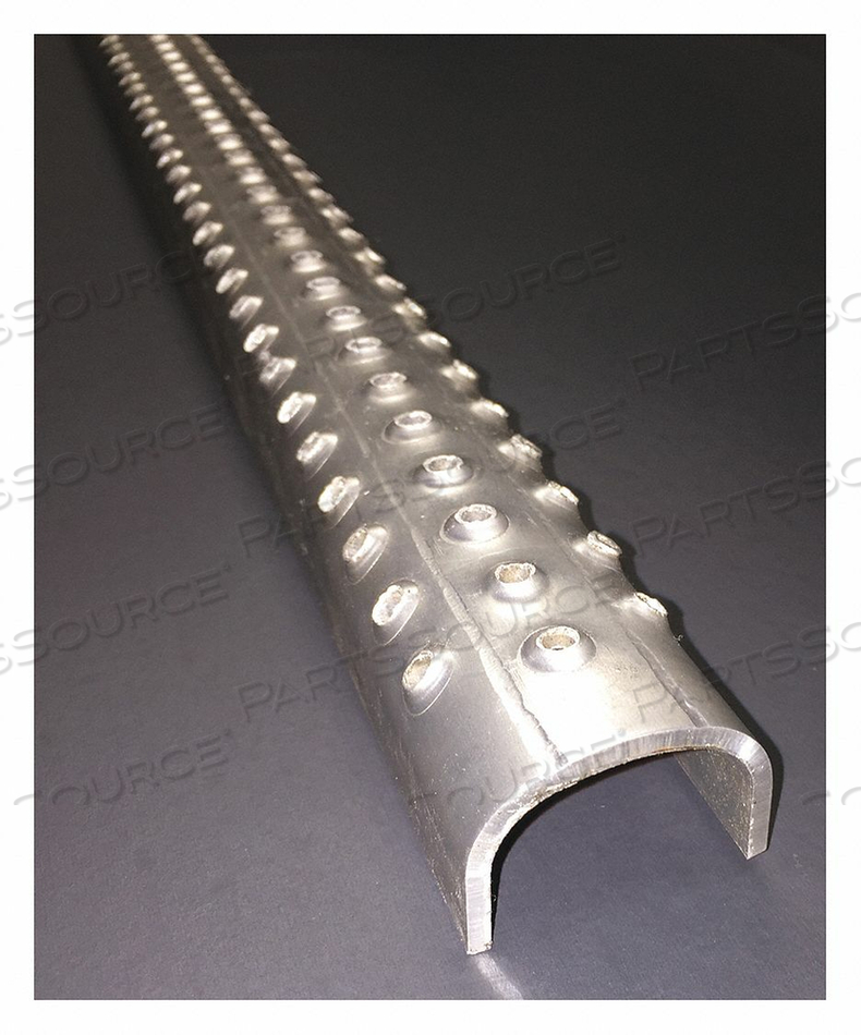 LADDER TREAD RUNG, LADDER RUNG, PERFORATED, ALUMINUM by Direct Metals LADDER TREAD RUNG, LADDER RUNG, PERFORATED, ALUMINUM by Direct Metals